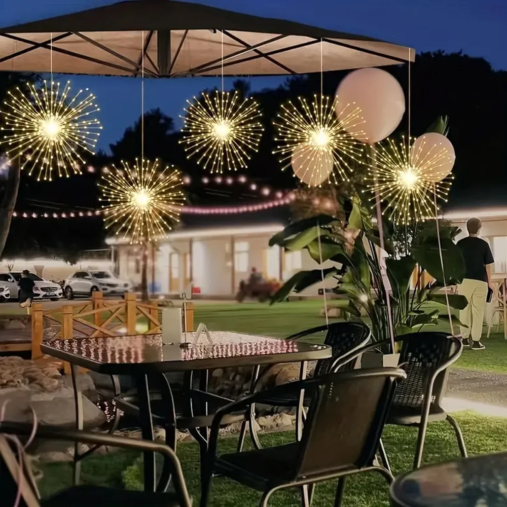 480LED Suspended Star Burst Light - Pack of 4