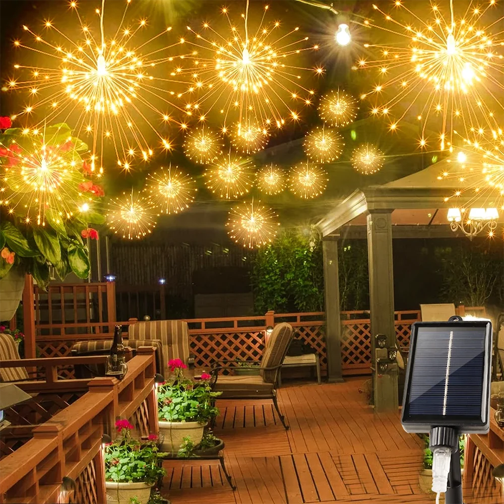 480LED Suspended Star Burst Light - Pack of 4