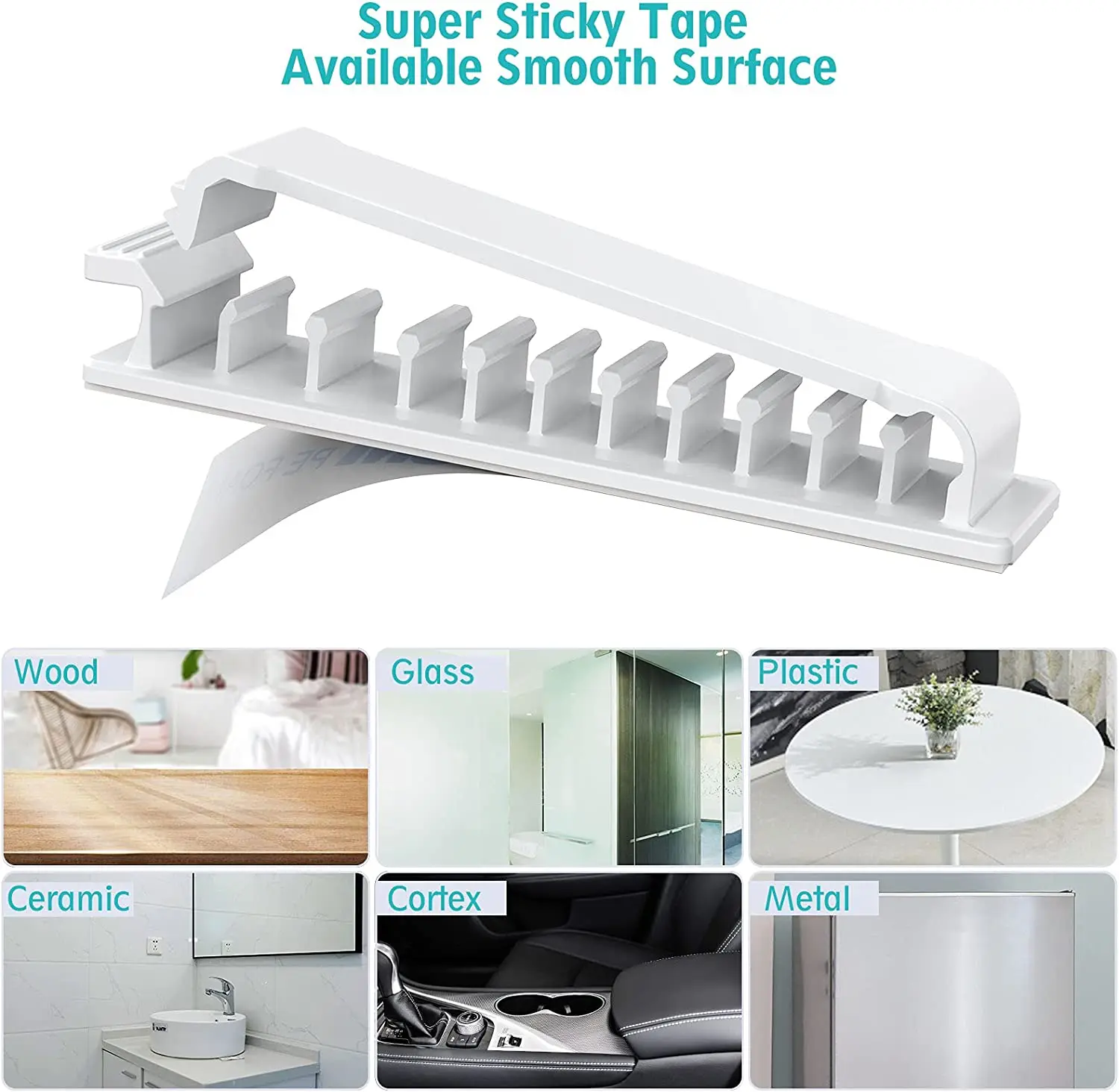 Cable Organizer Cord Management Wire Holder Flexible USB Cable Winder Tidy Silicone Clips For Mouse Keyboard Earphone Protector Cable Organizer Cord Management Wire Holder Flexible USB Cable Winder Tidy Silicone Clips For Mouse Keyboard Earphone Protector
