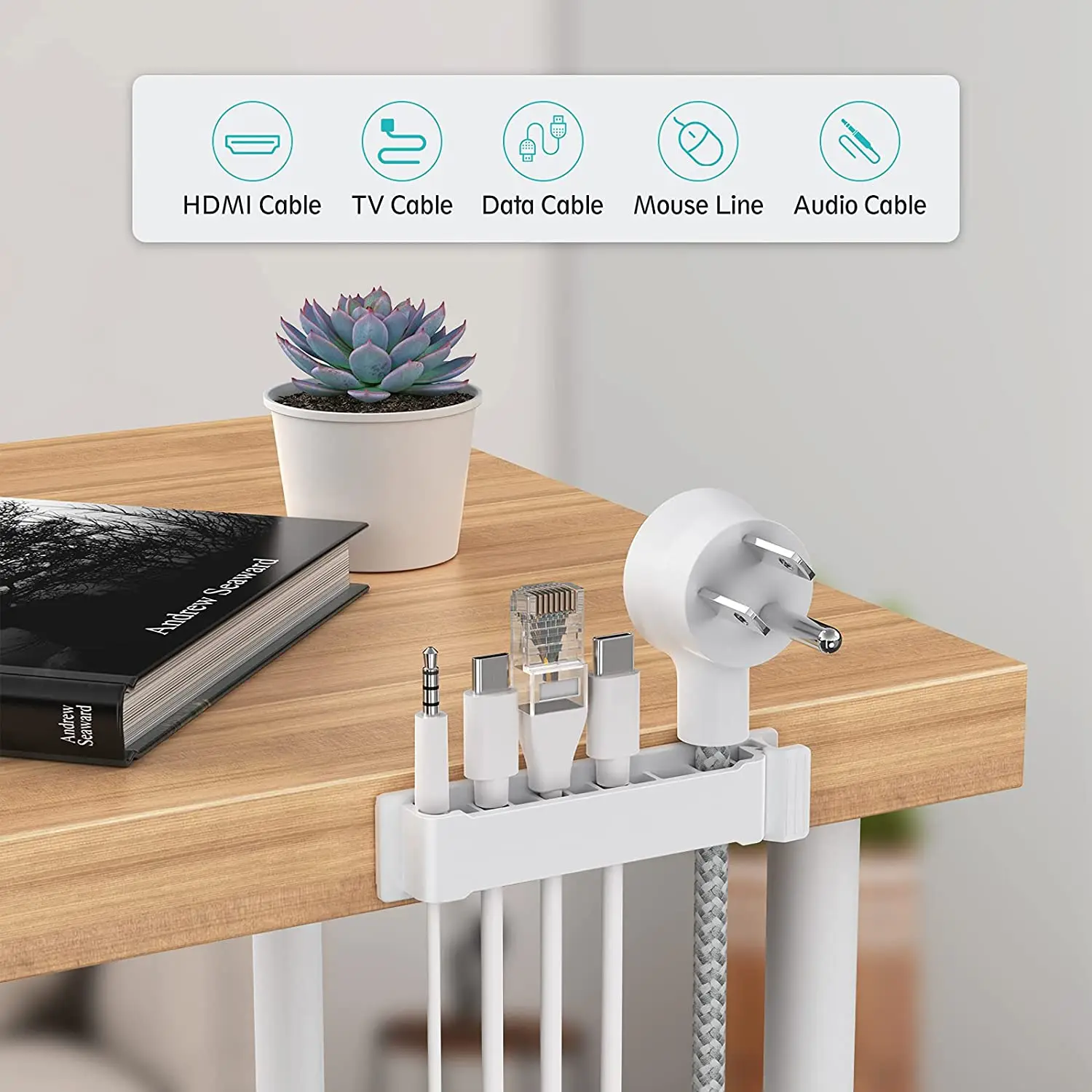 Cable Organizer Cord Management Wire Holder Flexible USB Cable Winder Tidy Silicone Clips For Mouse Keyboard Earphone Protector Cable Organizer Cord Management Wire Holder Flexible USB Cable Winder Tidy Silicone Clips For Mouse Keyboard Earphone Protector