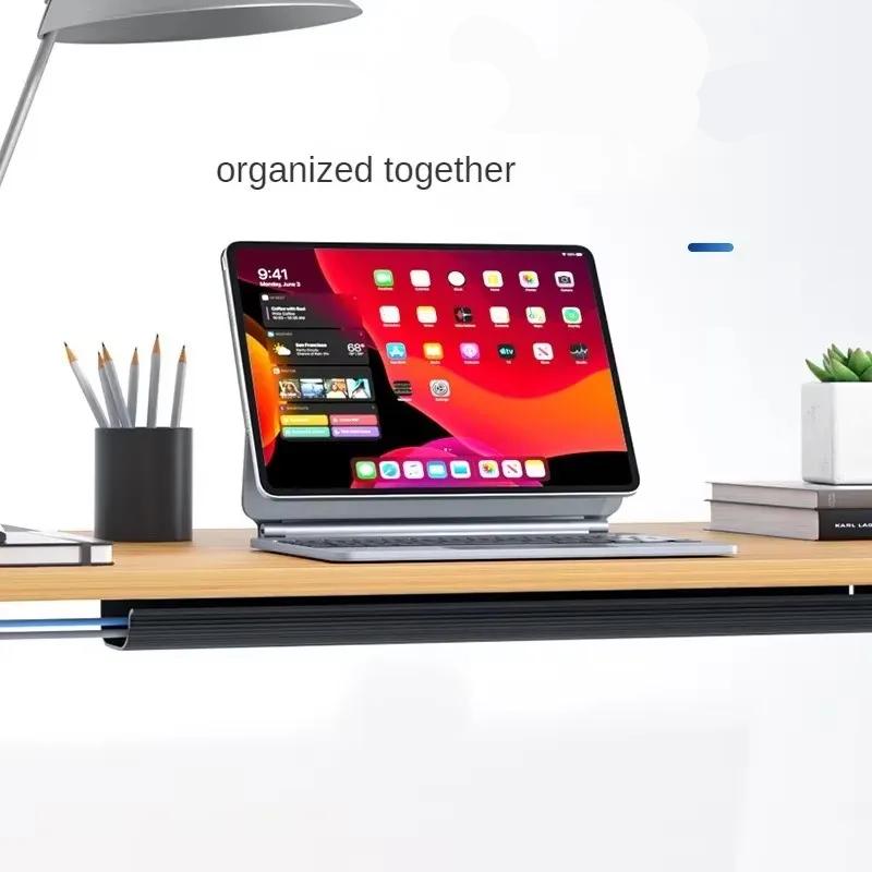 Cable Management Under Desk Channel - Improved Length Better Adhesive