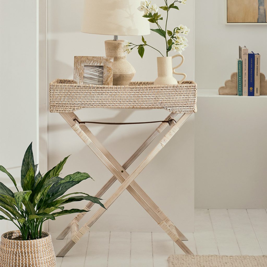 Butlers tray for space saving decor