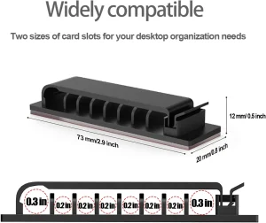 Silicone cable clips