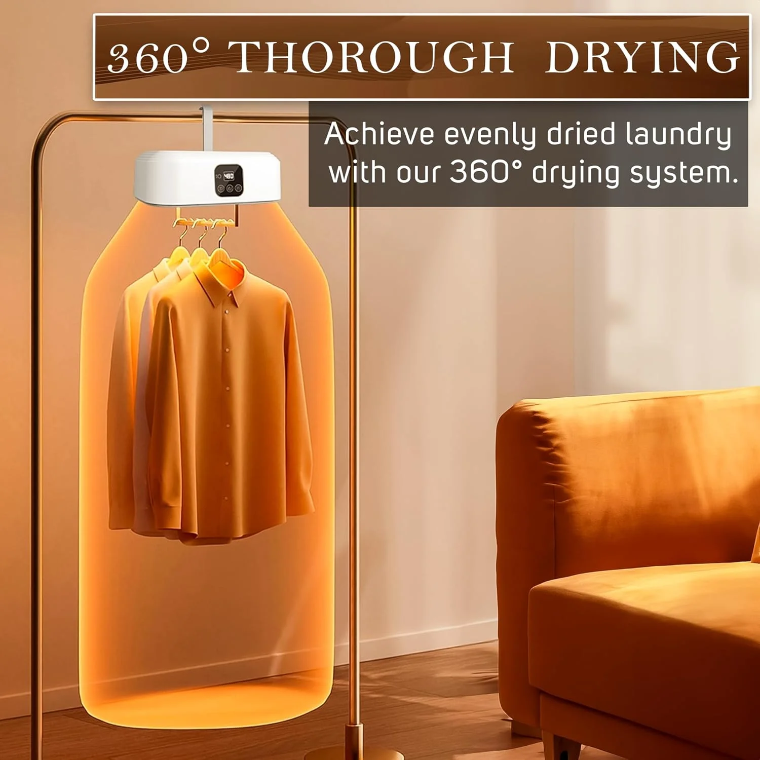 portable dryer 360 degree drying system