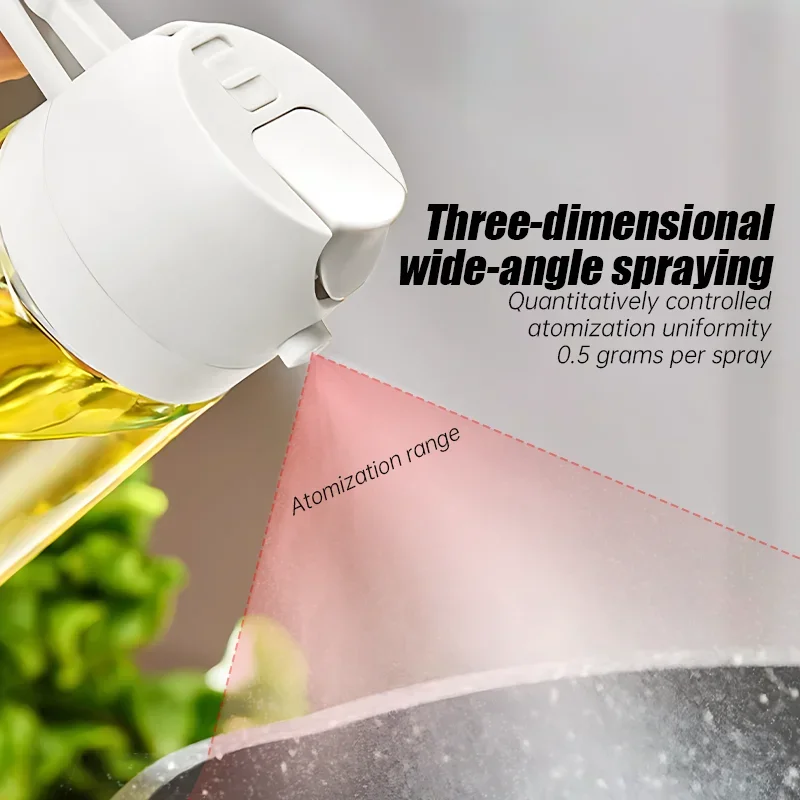 2 In 1 Glass Oil Spray Bottle