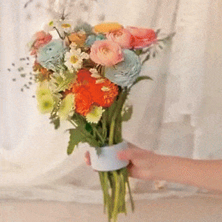 Flower Arranging Spiral DIY