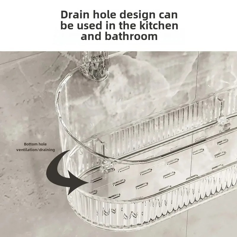 shower caddy with drain holes
