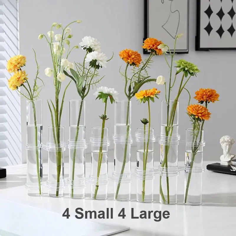 Bud Vase 4 small 4 large