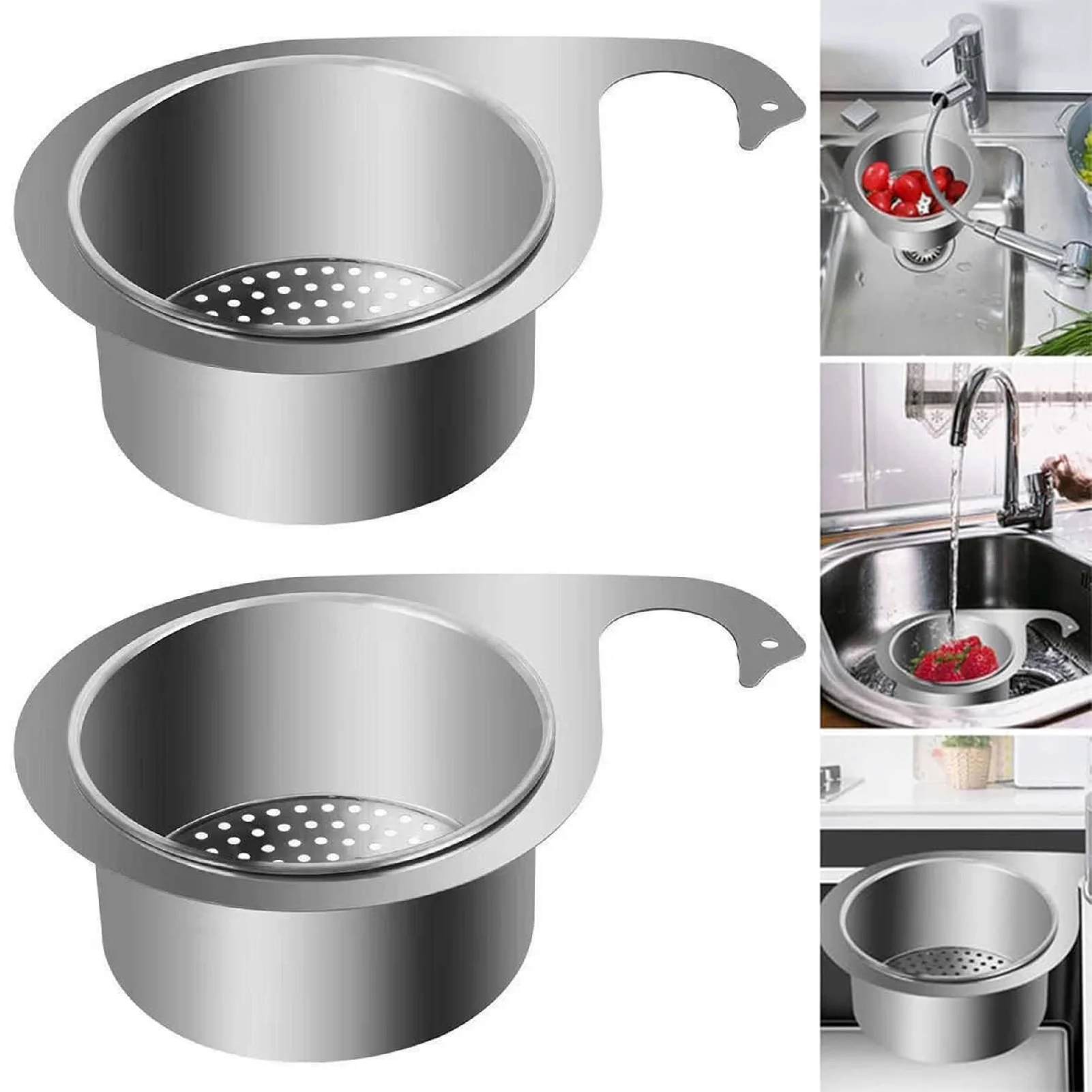Stainless Steel Sink Strainer Basket Stainless Steel Sink Strainer Basket