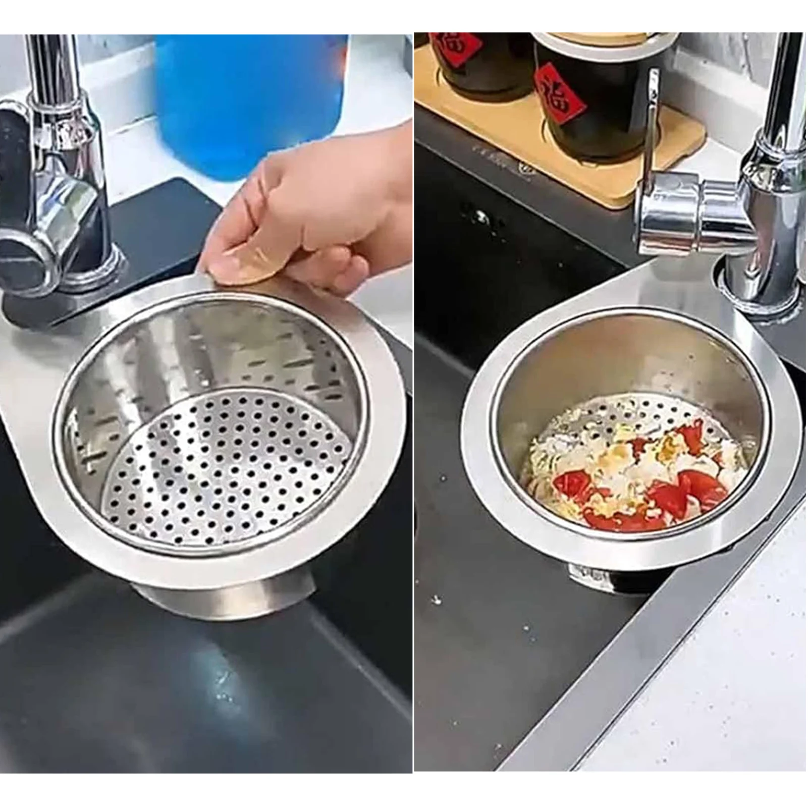 Stainless Steel Sink Strainer Basket Stainless Steel Sink Strainer Basket