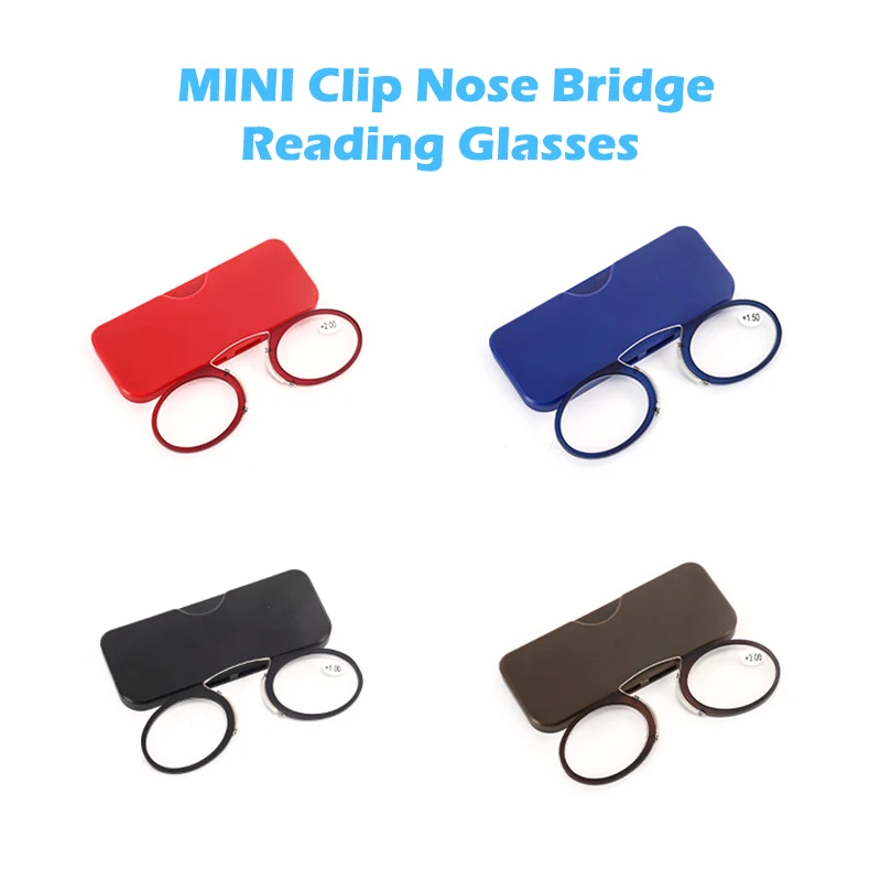Slim Tim Stick On Phone Ultra Thin Nose Bridge Reading Glasses